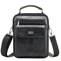 CHEER SOUL Genuine Leather Messenger Bag Men Shoulder Bags Small ipad Tote Vintage Crossbody Bags Male Business Handbags bolsa