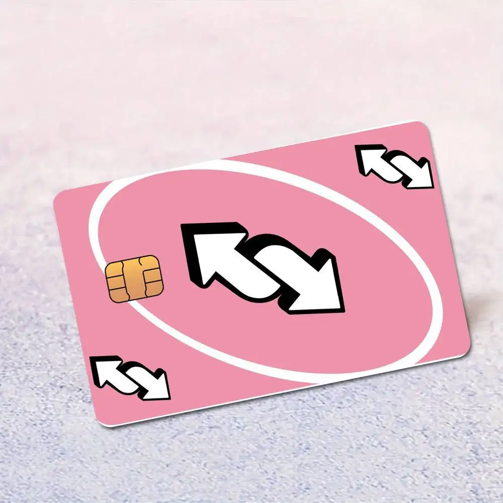 U-UNO Reverse Card Wasserdichter Hautaufkleber Bank Bus U-Bahn Zugangskarten-Schutzfolie Kartenaufkleber Mädchen-Geschenk – Detail 7