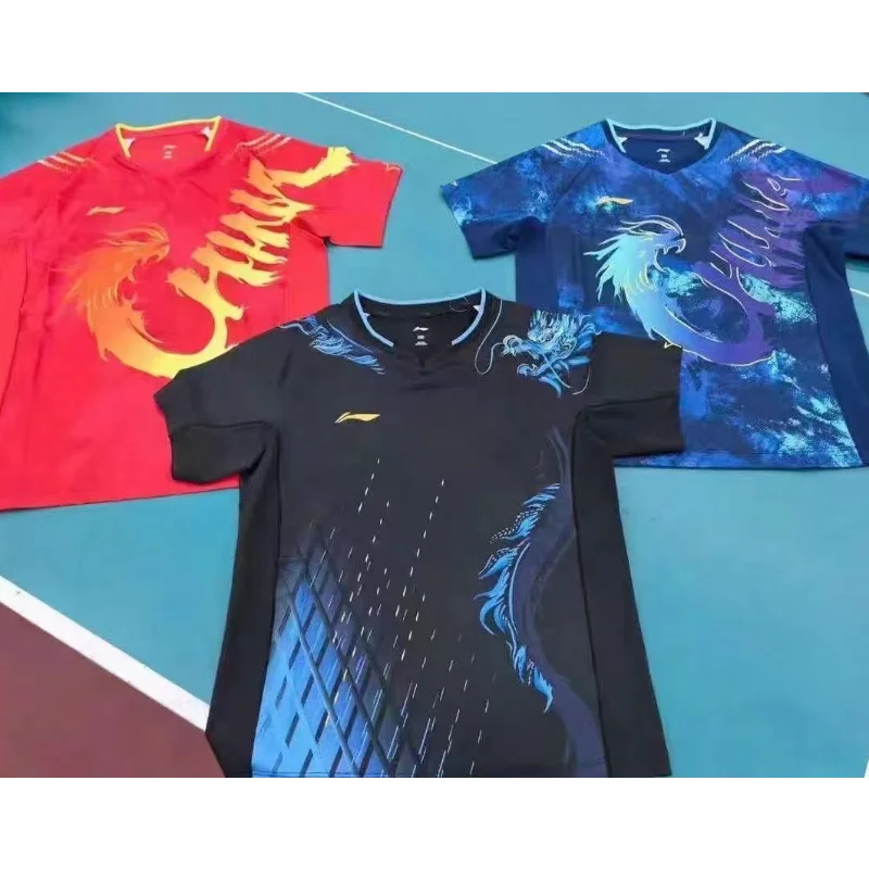 2026 New Badminton Table Tennis Sportswear Short-sleeved Clothes Breathable Quick-drying Technology Sweat-absorbent T-shirt Tops