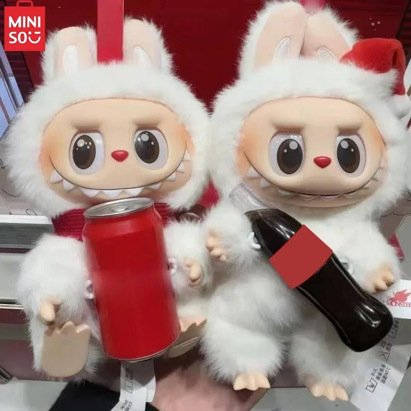 MINISO caja ciega de tercera generación serie Monster cola muñeco de vinilo figura de acción llavero juguetes regalos sorpresa para niños 2025 nuevo