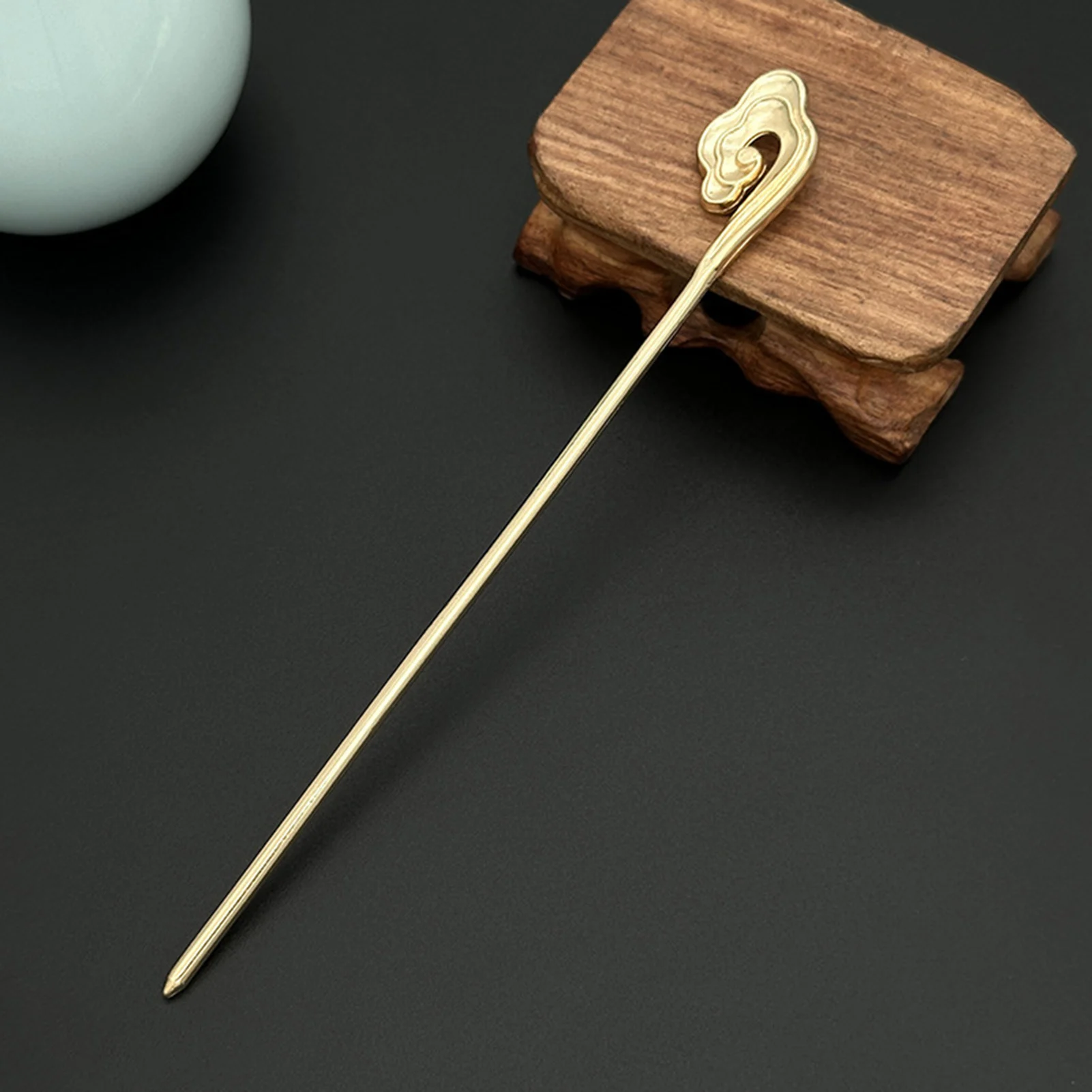 

1pcs Women's Elegant Hair Pins Chinese Style Auspicious Cloud Hair Stick Daily Party Wear Girl Fashion Jewelry Hair Accessories