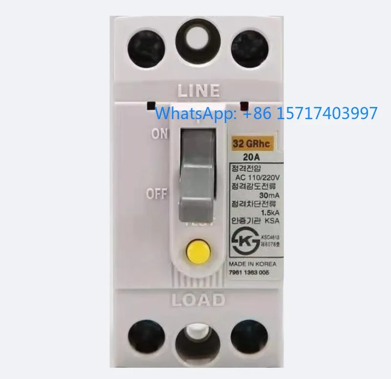 

Original 32GRhn miniature leakage circuit breaker 32GRhc 6A 10A 15A 20A 30A
