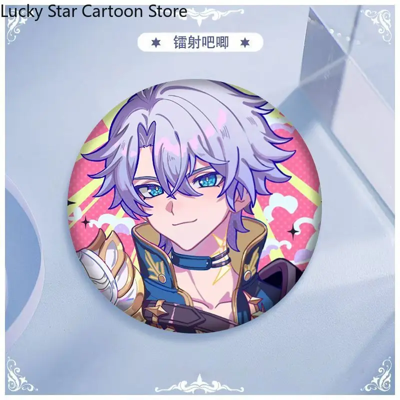 المشجعين هدية لعبة أنيمي تأثيري هونكاي: ستار السكك الحديدية Phainon تدفق الرمال جونغ شارة سطح المكتب زخرفة مجموعة هدايا الهالوين