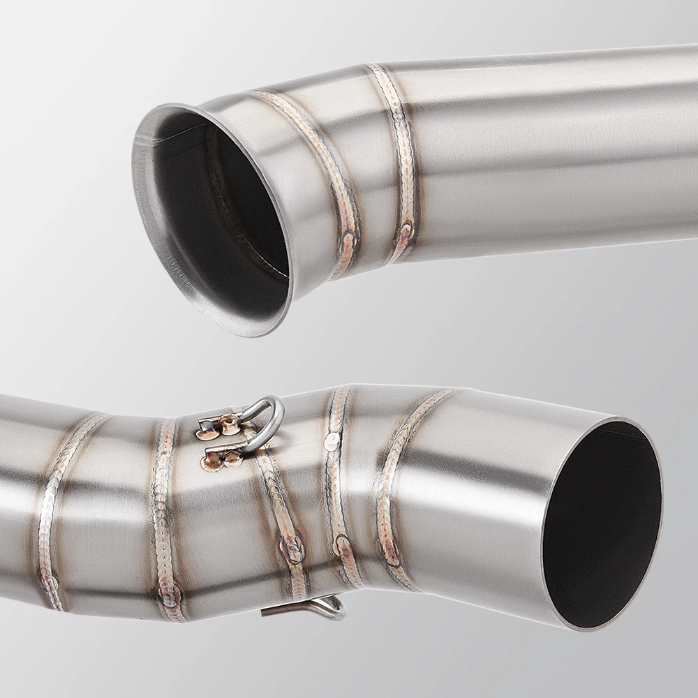 51MM For 800MT 2021 - 2024 Motorcycle Exhaust Escape R77 Moto Modify Middle Tube Link Pipe