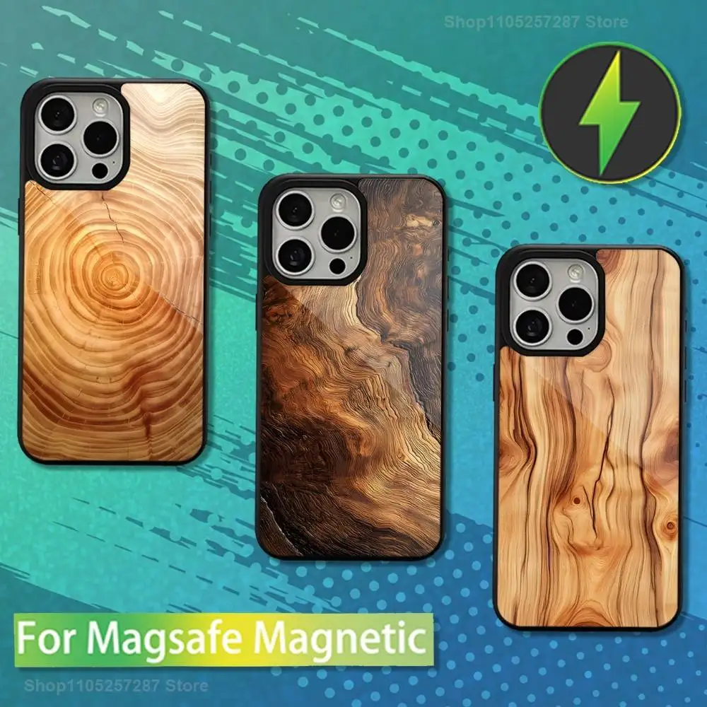 

Natural wood texture For iPhone 16,14,13,15,11,12,17,Plus,Mini, Pro,For Magsafe,Max,Magnetic Wireless Charging Case