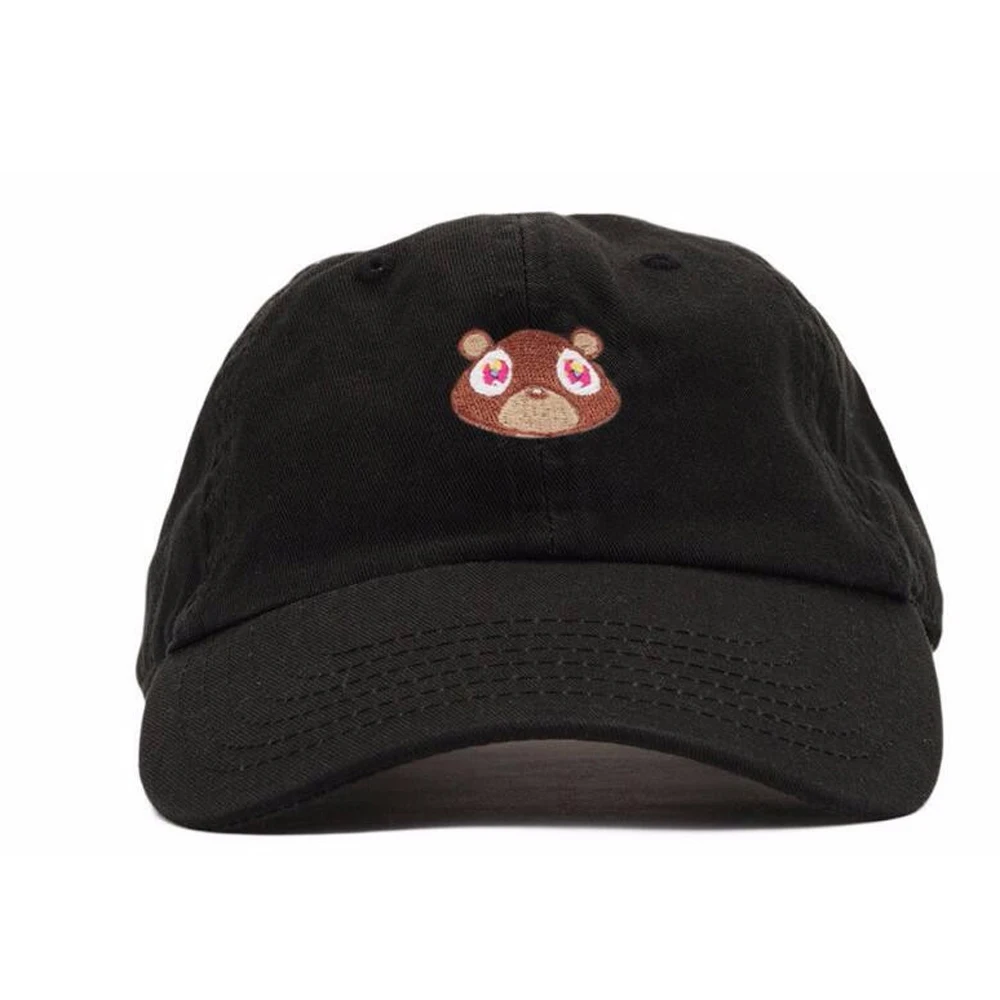 Czapka z daszkiem Ye Bear Dad Unisex Snapback Hip Hop Style Letnia czapka dla mężczyzn i kobiet