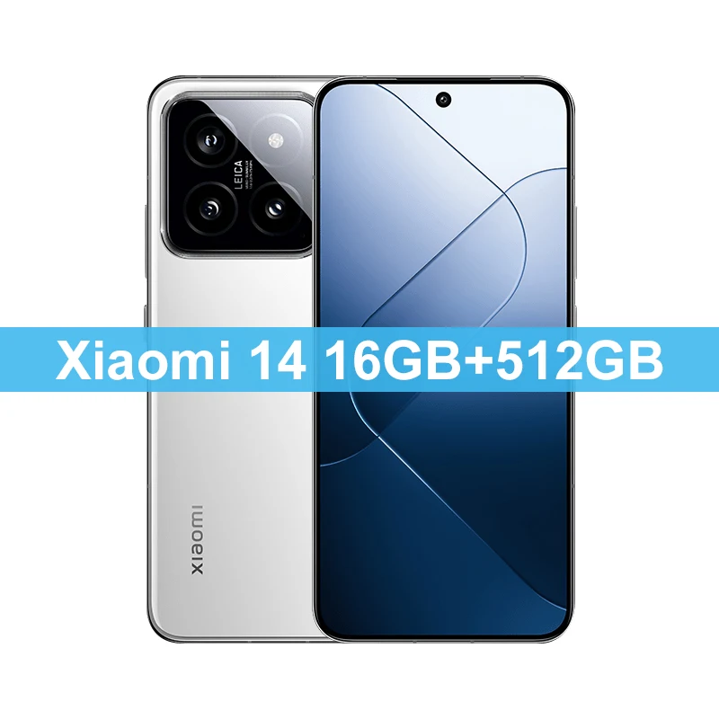Global ROM Xiaomi 14 256GB/512GB Snapdragon 8 Gen 3 90W 4610mAh Battery 6.36" 1.5K Screen 50MP+32MP Camera