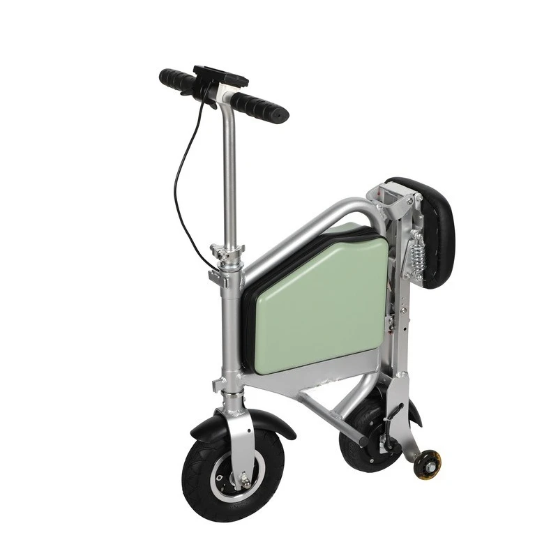 

Human aluminum frame can ride luggage cart folding electric car, luggage smart bag electric car