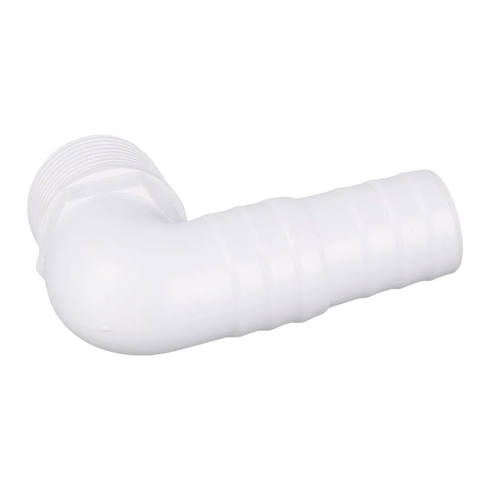 /90 /Degree /Pool Hose Nozzle 32 38mm Fitting With 1.5 Inch External Thread ABS Water Inlet Adapter For Swimming Pool Equipment