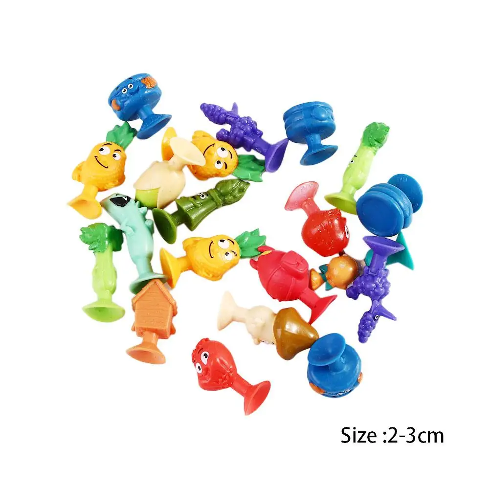 Funny Mini Doll Animals Children Cartoon Silicone Suction Cup Toys Sucker Dolls Capsule Model Suction Cup Puppets