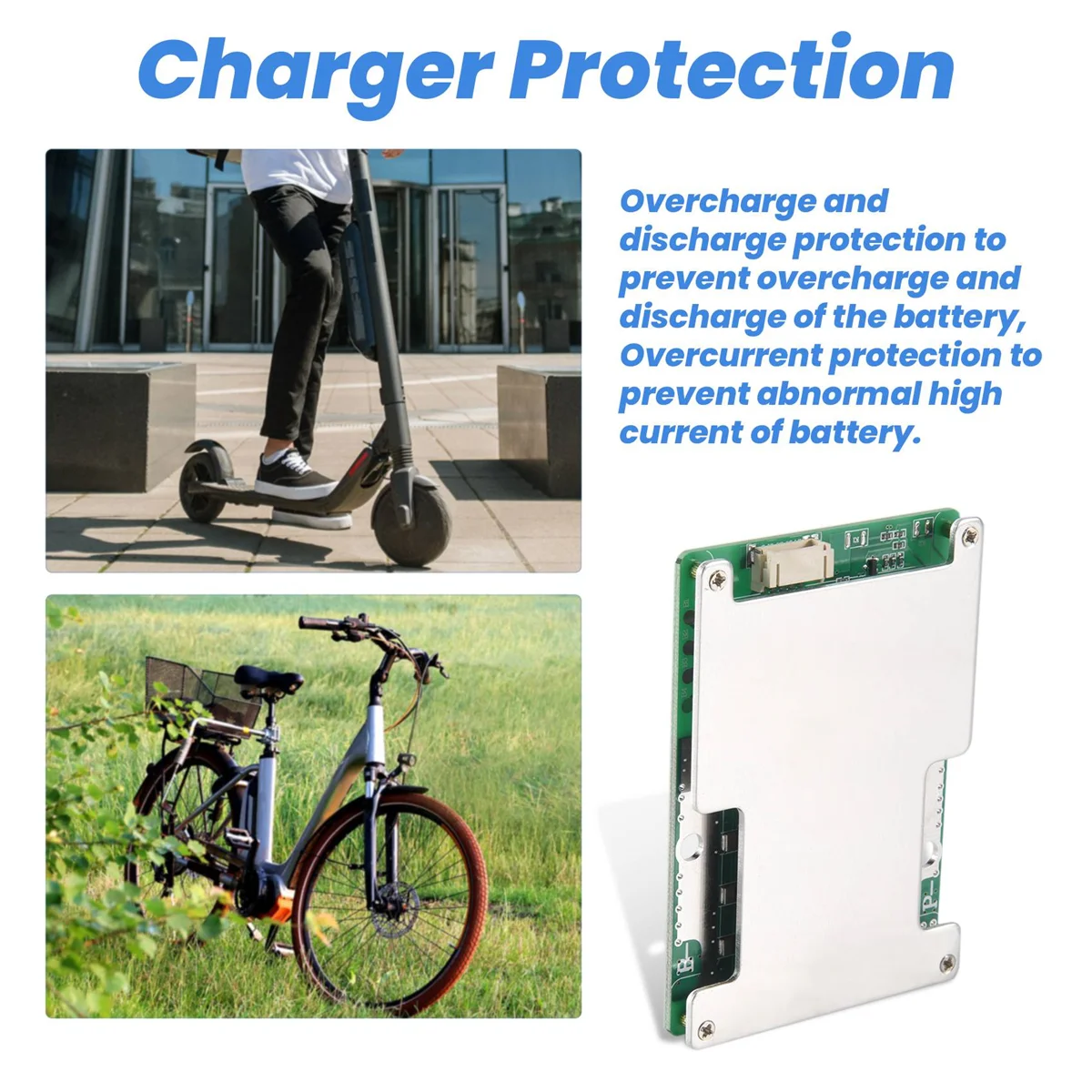 4S 12V 800A BMS Li-Iron Lithium Battery Charger Protection Board with Power Battery Balance/Enhance PCB Protection Board