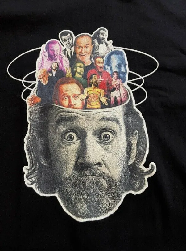 Funny George Carlin People Quotes T Shirt Short Sleeve