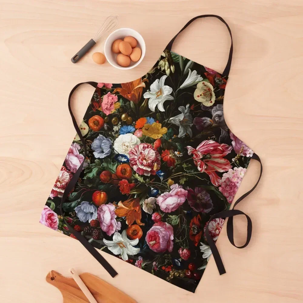 

Dutch Midnight Garden Apron custom women's kitchen Kitchen Special Accessories Chef Accessories Chef Uniform For Men Apron