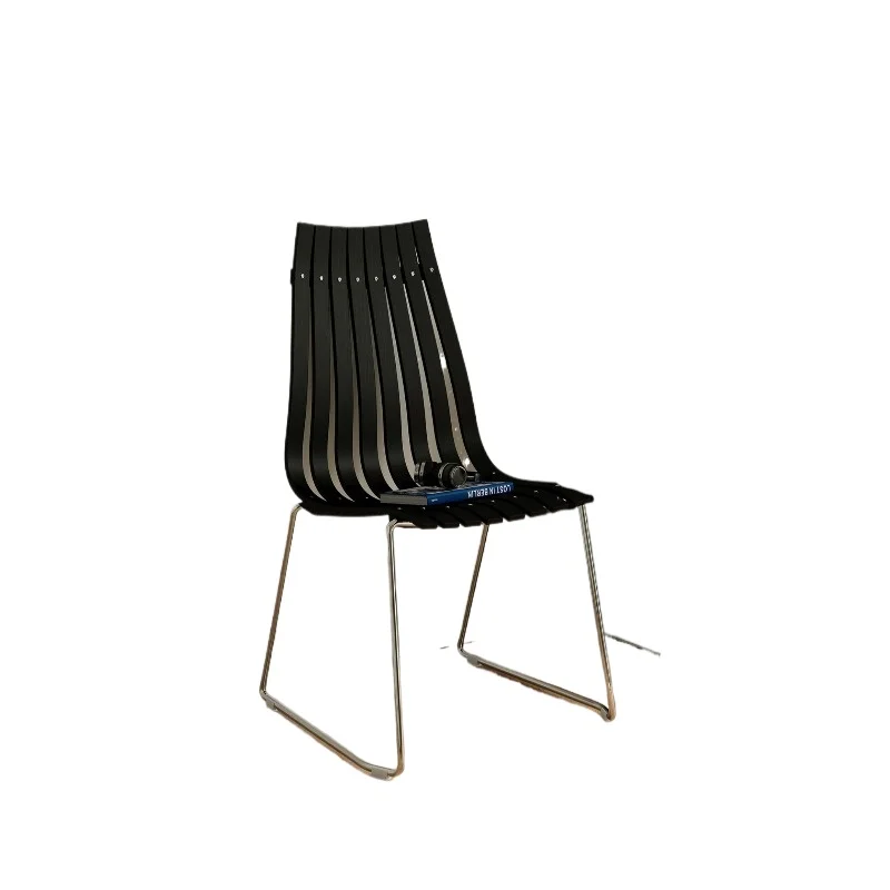 2025 Mid-Century Dining Chair Stackable Solid Wood High Back Designer Luxury for Home Dining