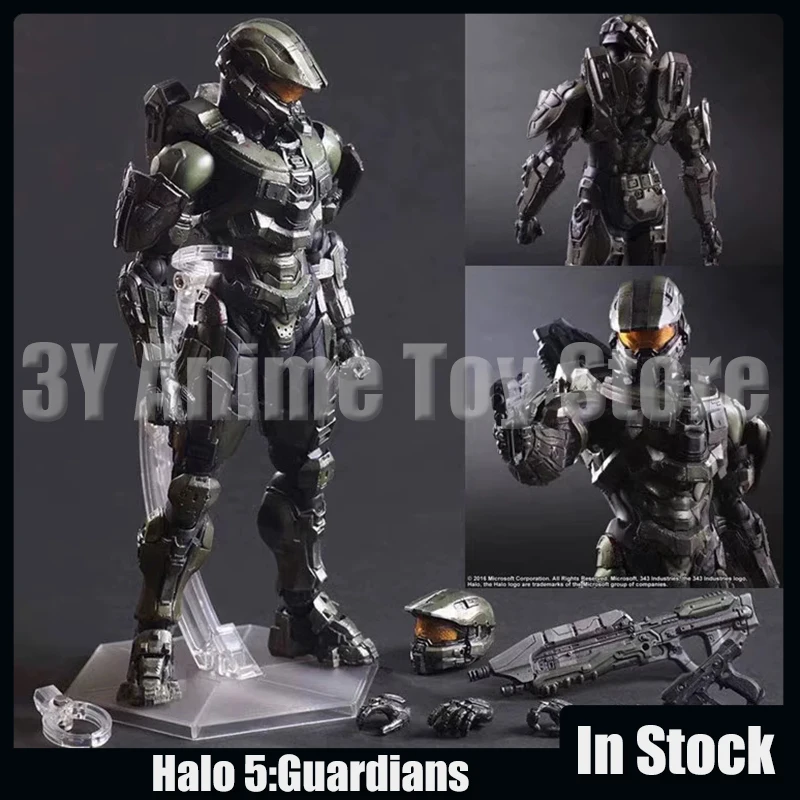 Halo 5:Guardians Game Figure 26cm John 117 Figures Master Of Sergeant Figurine Model Pvc Statue Doll Collection Decoration Toys