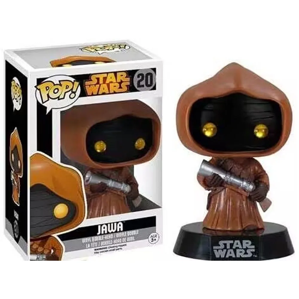 Funko Pop Movies-StarWars Jawa # Виниловые фигурки Vaulted Edition 20, игрушки, куклы, подарки для детей