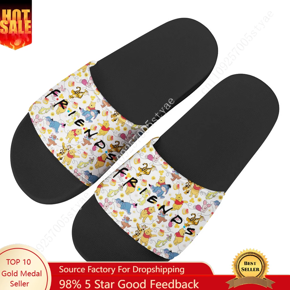 

Winnie The Pooh And His Friends Sandals Home Slippers Water Shoe Mens Womens Fashion Bathroom Swimming Pool Shoes Custom Slipper