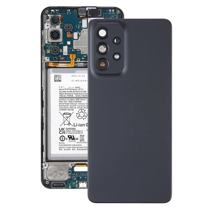 

Задняя крышка аккумулятора для Samsung Galaxy A33 5G SM-A336B с крышкой объектива камеры, сменный чехол для задней панели телефона