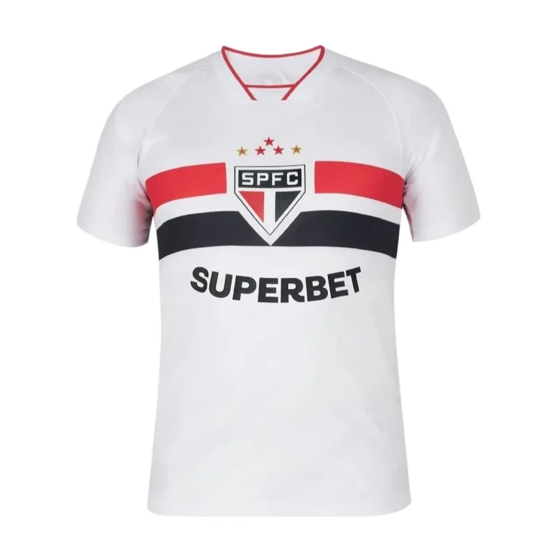 2026 Neue São Paulo Fußballverein Brasilien 26/27 Saison Heim- und Auswärtstrikots Herren- und Damen-Fan-Sport-T-Shirts Familien-Set
