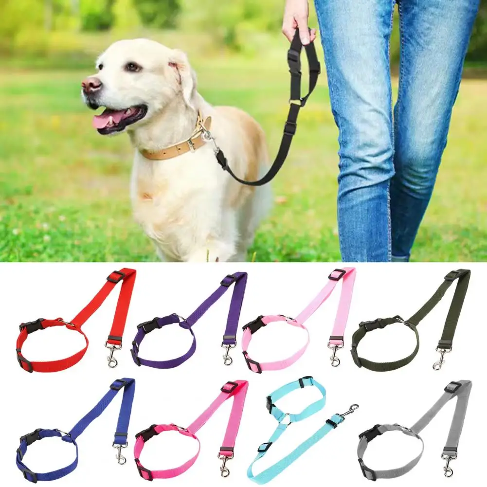 Dog Car Seat Belt Adjustable Dog Seatbelt Harness Dog Car Safety Belt Secures to Vehicle Headrest for Small Medium Large Dogs