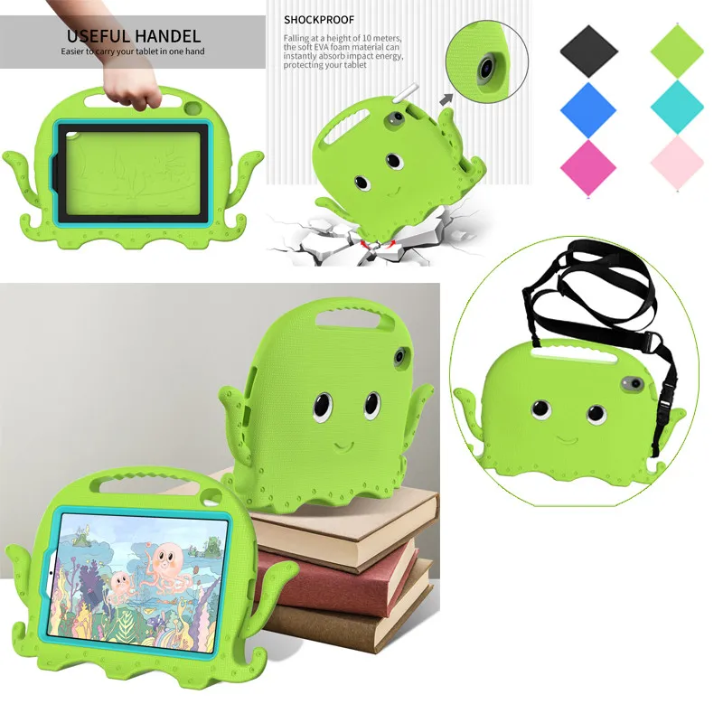 Case for IPad Mini 2024 Mini 7 8.3 Inch A17 Pro 7th Gen Kids EVA Tablet Cover for Ipad Mini 6 Mini5 4 3 2 1 with Shoulder Strap