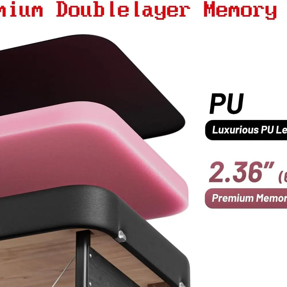 طاولة تدليك ممتازة محمولة مع رغوة مرنة، أرجل خشبية، تحمل 1100 رطل، 10 ارتفاعات قابلة للتعديل، حقيبة حمل، باللون الأسود بالكامل