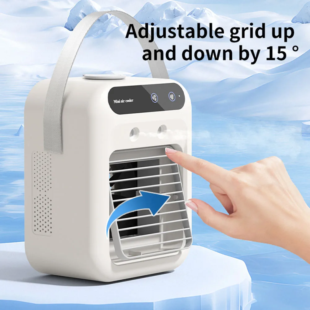 Home Cooling Solution Portable Air Conditioner Versatile Portable Cooling Solution Battery Powered Fan Compact Cooling Device
