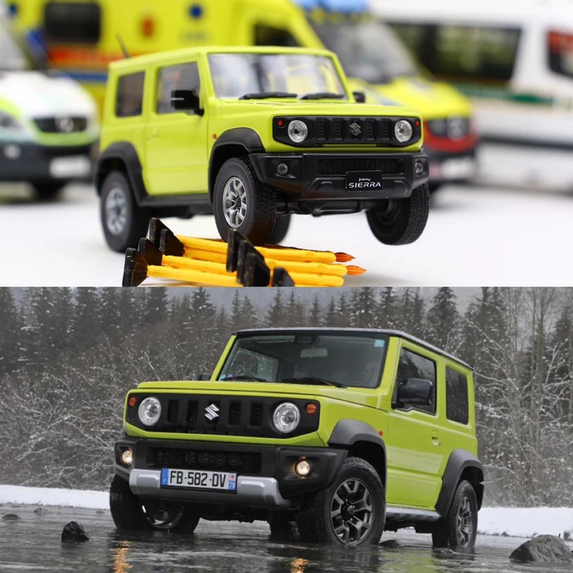 Kyosho 1:43 Suzuki Jimny Sierra 2018 JB64W/JB74W SUV Limited Simulation Alloy Static Car Model Toys Gift