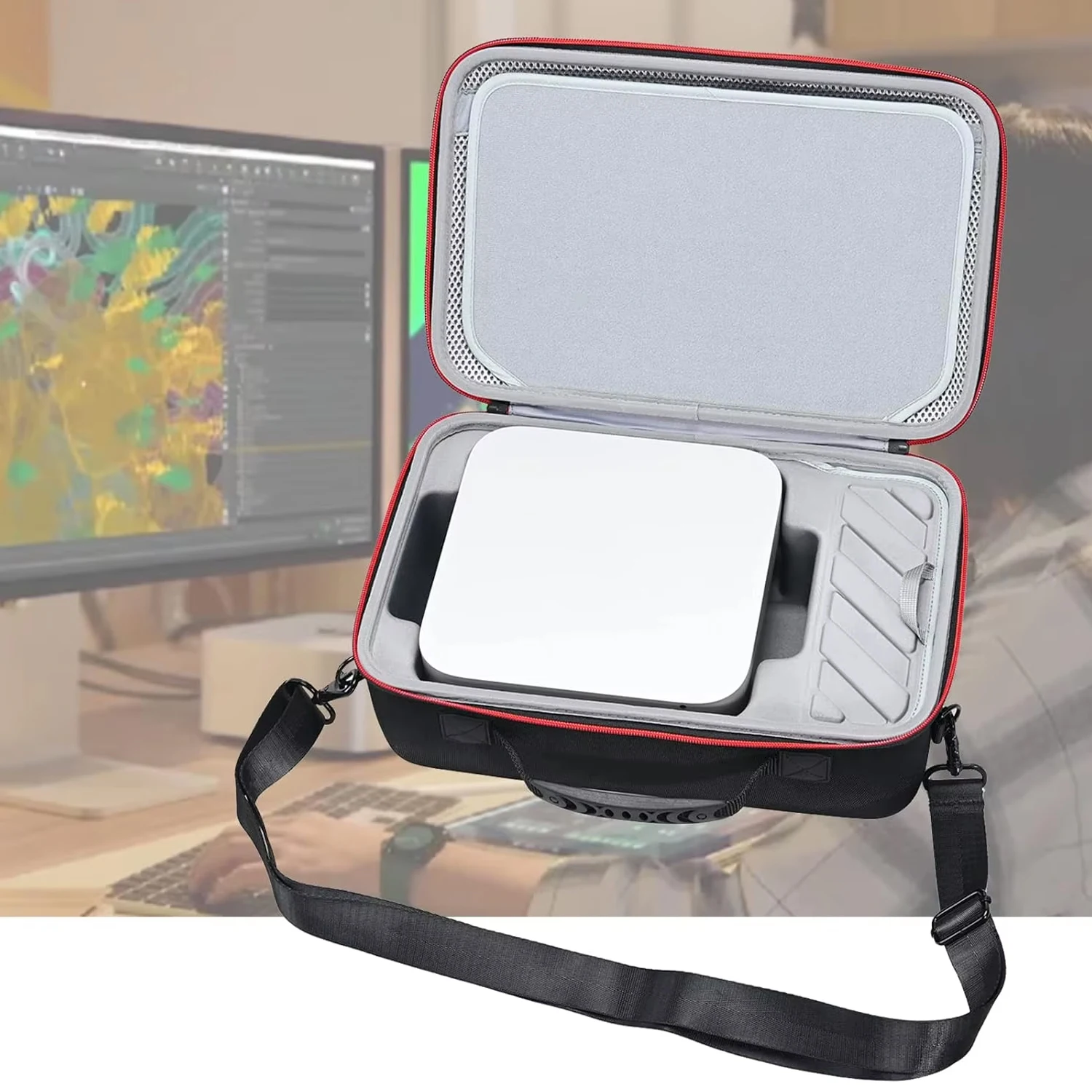 Protective Hard Case Suitable for Apple Mac Studio M1 / M2/ M3/ M4 (Max/Ultra) Professional Mac Studio Carrying Bag