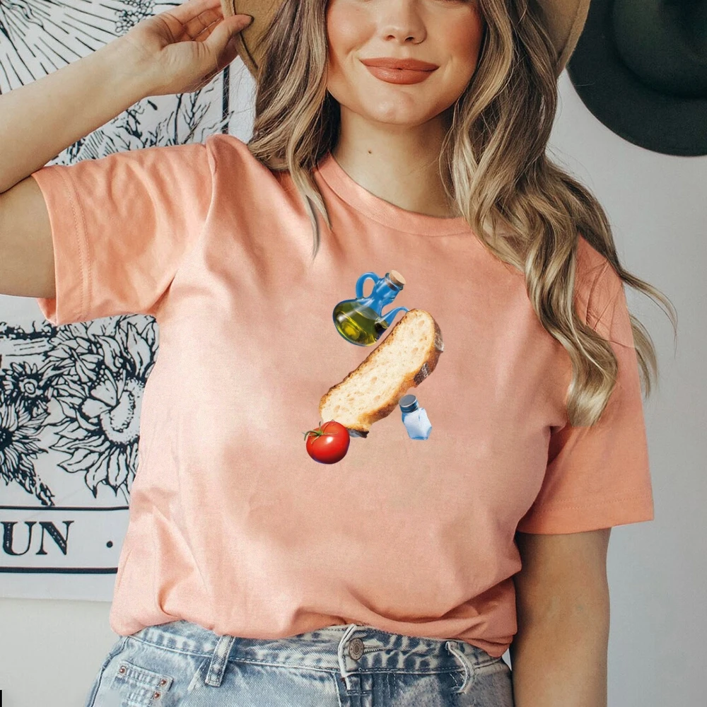 

Lightweight Y2K Short Sleeve T-shirt Cotton Casual Cute Core Essential, Park Walks to Grocery Runs Approved
