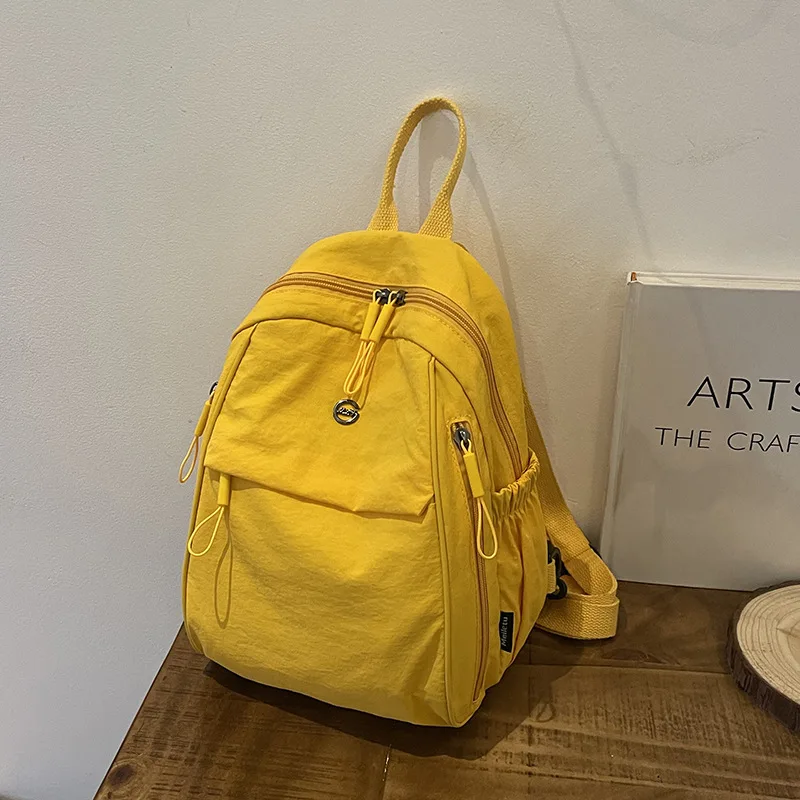 

2025 New Summer Backpack Simple and Versatile Crossbody Bag, Women's Outdoor Travel Bag Lightweight Commuter Student School Bag