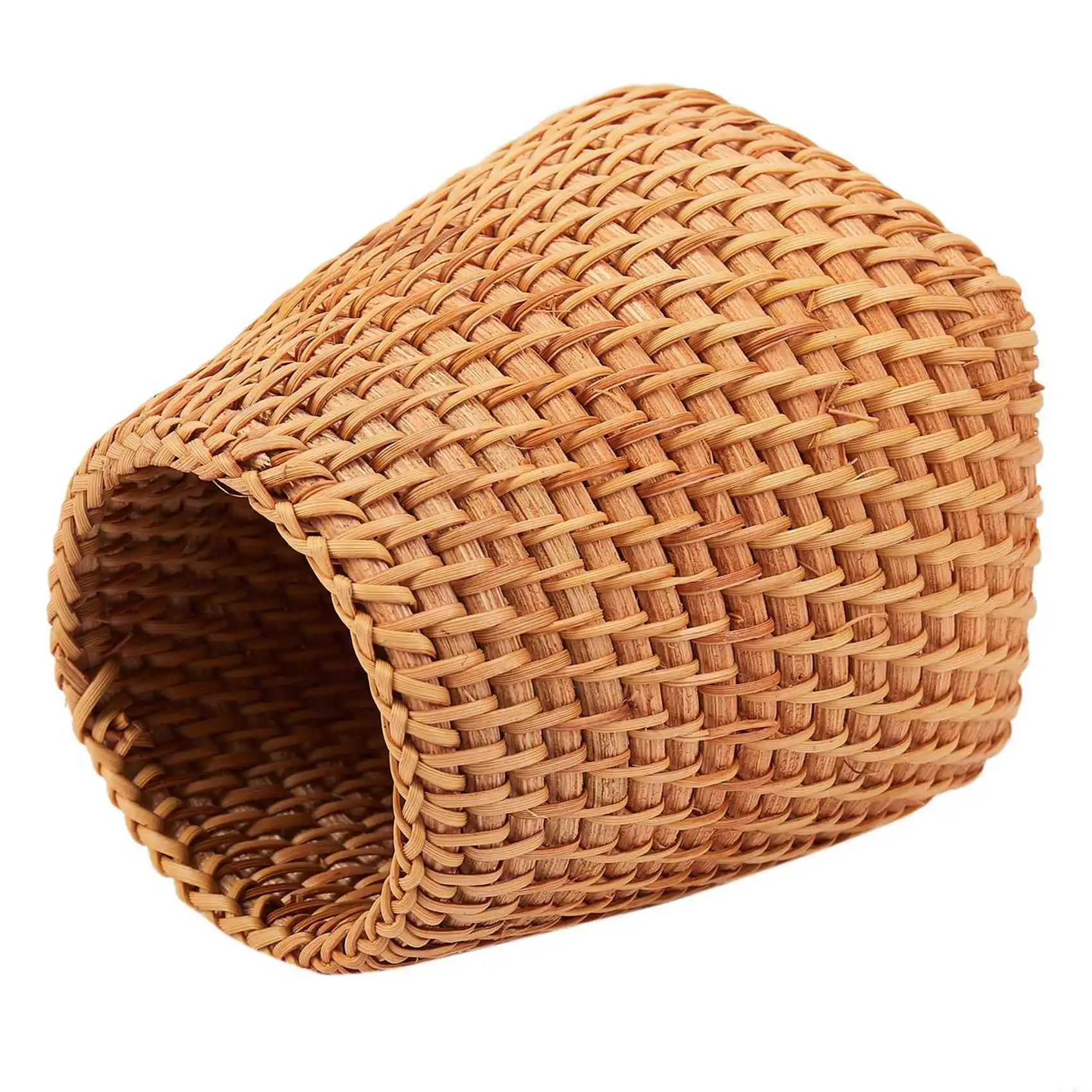 ABGE-2X Rattan Essstäbchen Rohr Schaufel Löffel Eimer Abendessen Messer Gabeln Geschirr Hause Lagerung Körbe Organizer C