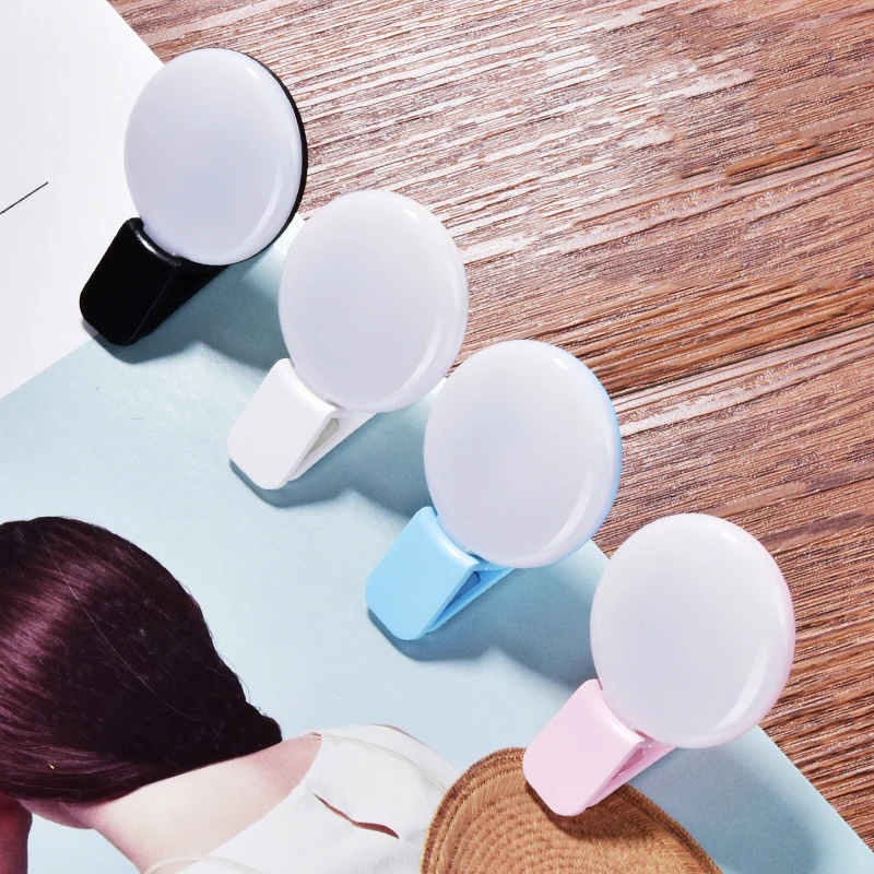 Convenient Portable Clip-on Reliable Durable Versatile Compact Mobile Phone Fill Flash Lens Light Lamp Adjustable Mini Handy