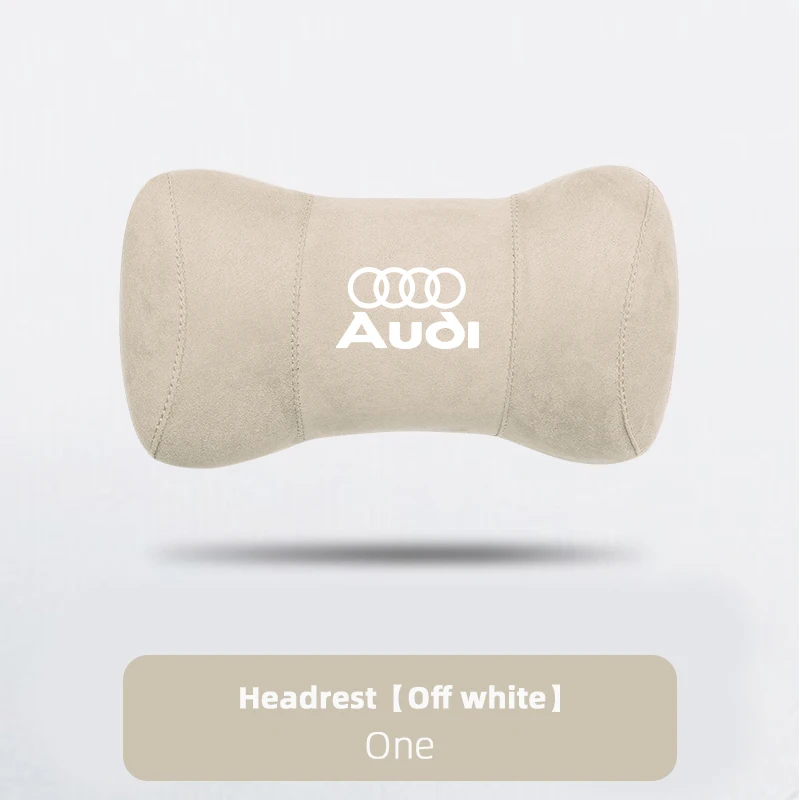 Auto Sitz Sicherheit Kopfstütze Pad Auto Logo Hals Kissen Für Audi Quattro Sline A3 A4 A6 A5 Q5 A1 Q7 Q3 Q2 Q8 A7 A8 TT S1 SQ5 RSQ3