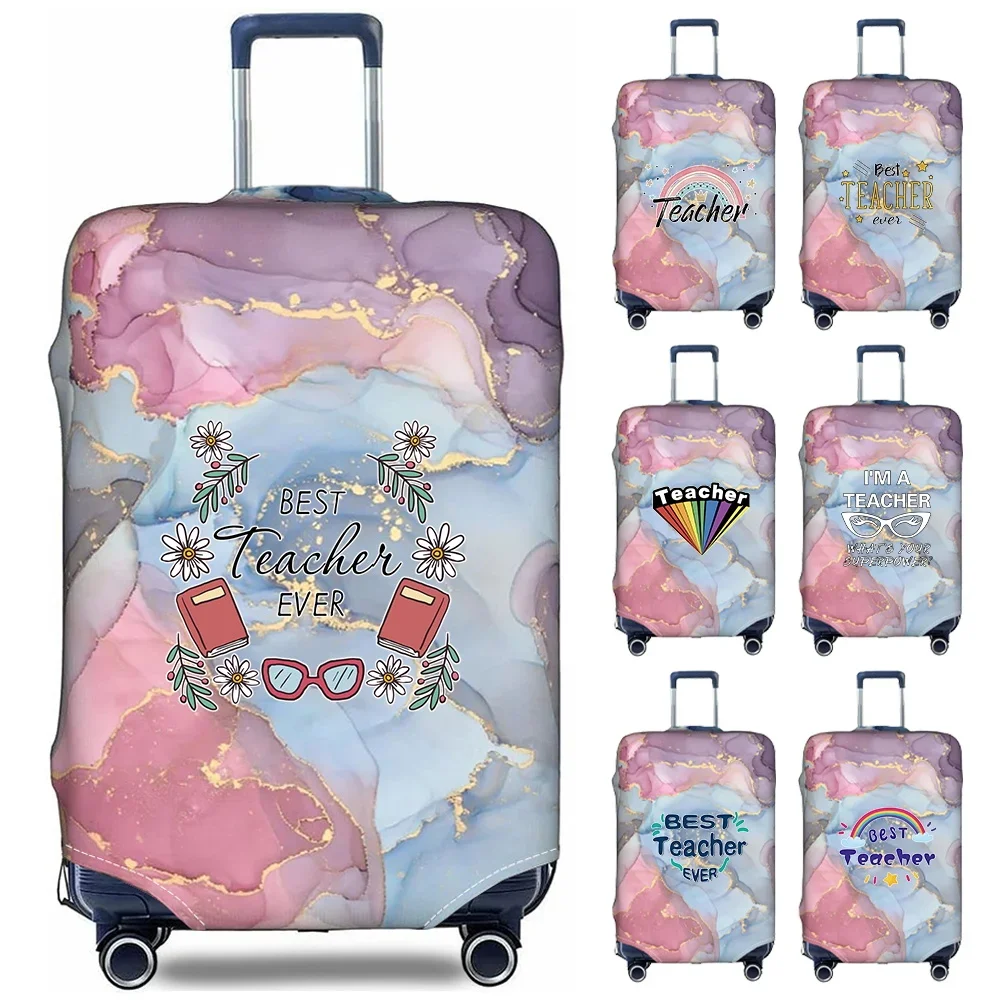 Portable Stretch Fabric Luggage Protective Cover Simplicity Dust Cover Anti-Scratch Protective Teacher Series Travel Accessories