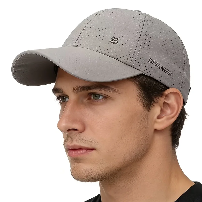 Sommer Outdoor Reise-Laufkappe, leichte, schnell trocknende und atmungsaktive Baseballkappe, Outdoor-Sonnenhut, Angelkappe, Baseballkappe – Detail 4