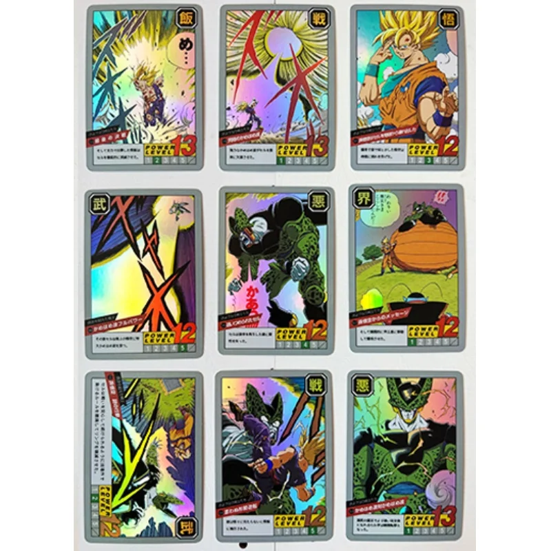 54 Vellen Dragon Ball Flash Card Son Goku Vegeta Iv Cell Piccolo Android 16 Diy Jidou Actie Speelgoed Figuren Anime Game Collectie