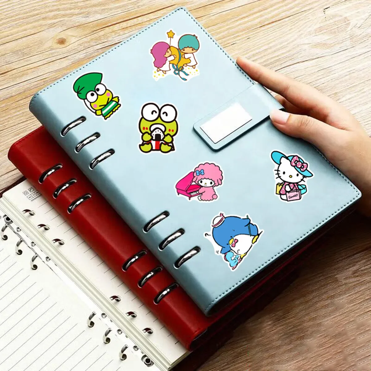 50/100pcs Kawaii My Melody Kuromi Hello Kitty Stickers for Kids Girls DIY Laptop Phone Diary Cute Cartoon Sanrio Sticker Decals