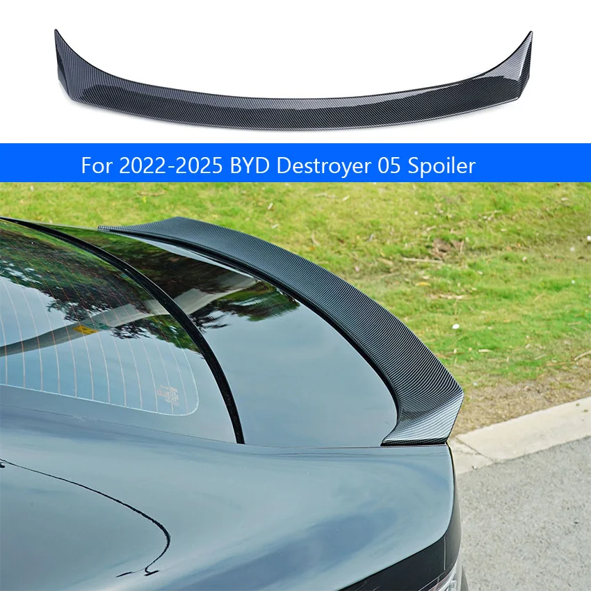 For 2022-2025 BYD Destroyer 05 DC Style Car Rear Trunk Spoiler Wing Rear Boot Lid Spoiler Car Styling Accessories Decoration