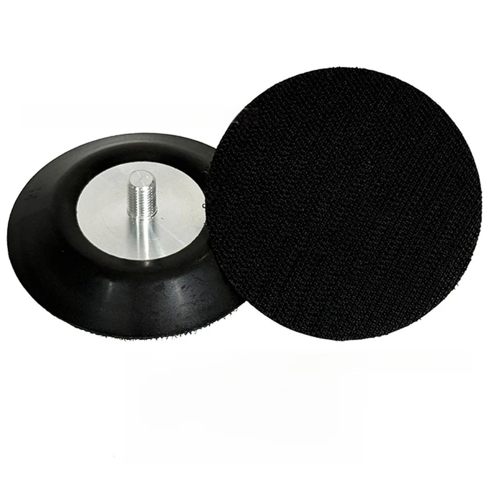 3 Inch Black PU Polishing Backing Pad For 9403 Air Grinder And 7125 Pneumatic Sander Foam Disc For Metal Grinding Buffing Tool