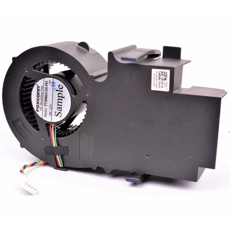 Original PVB080J12H-P01 12V All-in-one computer centrifugal turbo blower cooling fan