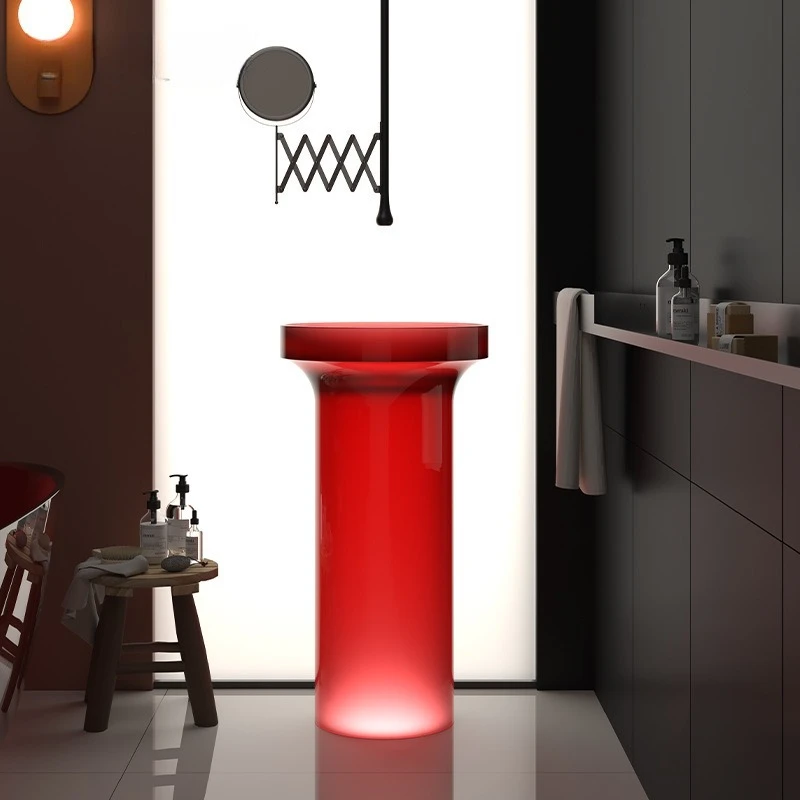 

Transparent crystal wash basin
