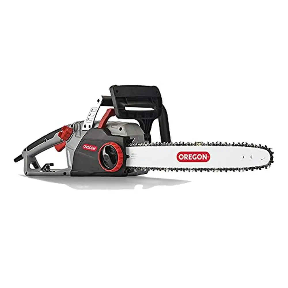 

Self-Sharpening Corded Electric Chainsaw 18" PowerSharp System Lightweight Design Tool-Free Tensioning Automatic Lubrication