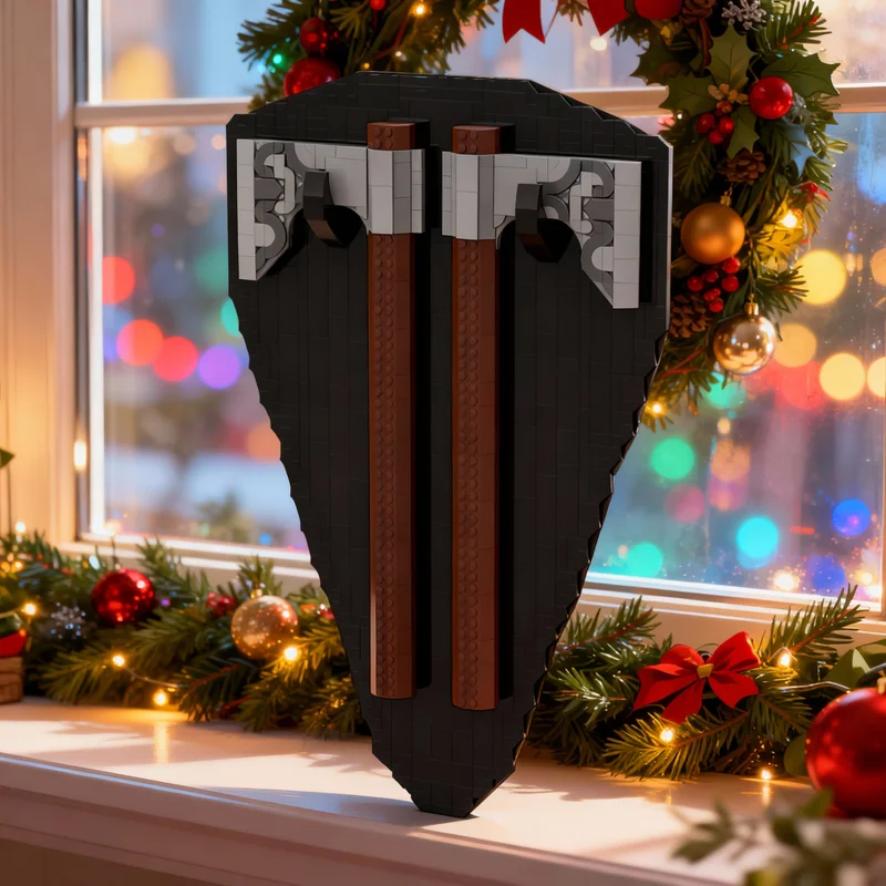 

668pcs MOC Bearded Axes 1 Scale Creator Expert Model Building Blocks Construction Christmas Gift DIY Creative Toys Education