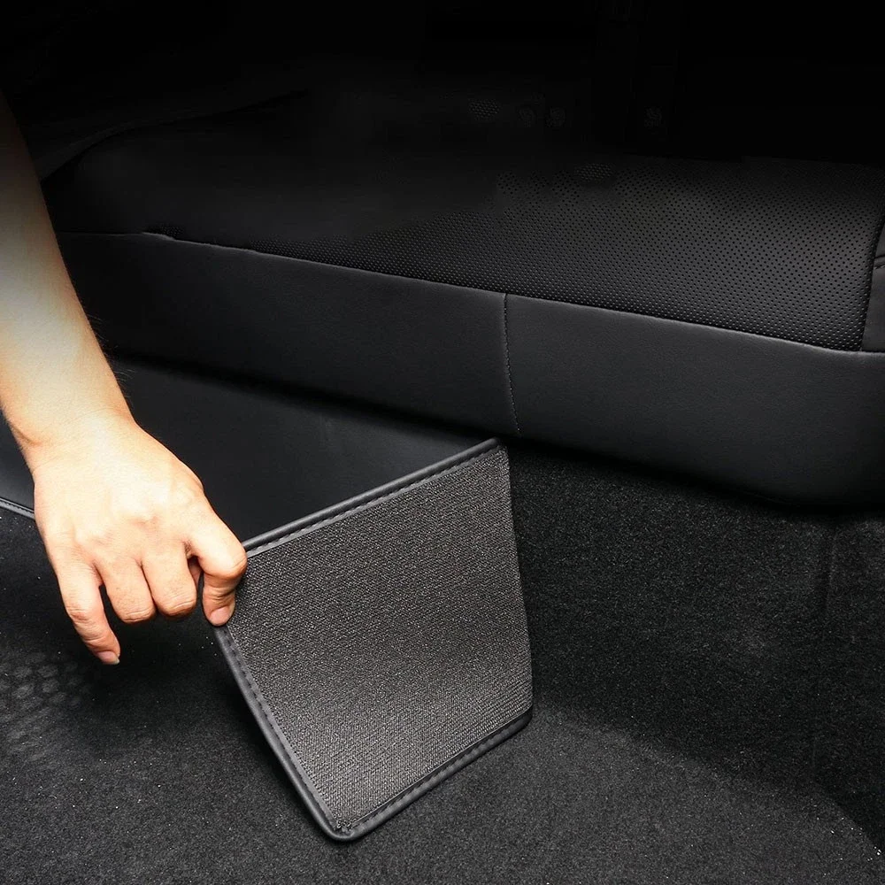 For Tesla Model Y Juniper Rear Seat Kick Pad Cover Interior Strip Corner Guard Anti-Kick Protector Accessory image 4
