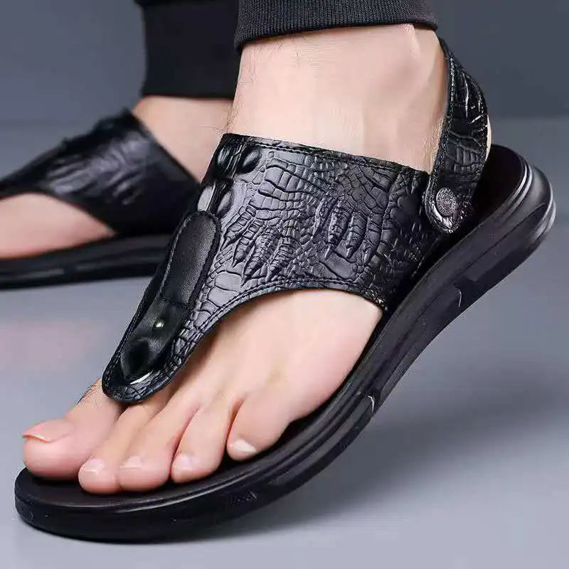 2026 Summer Men's Comfortable Simple Soft-Topped Sandals Perfectly Versatile Casual Shoes for All Occasions