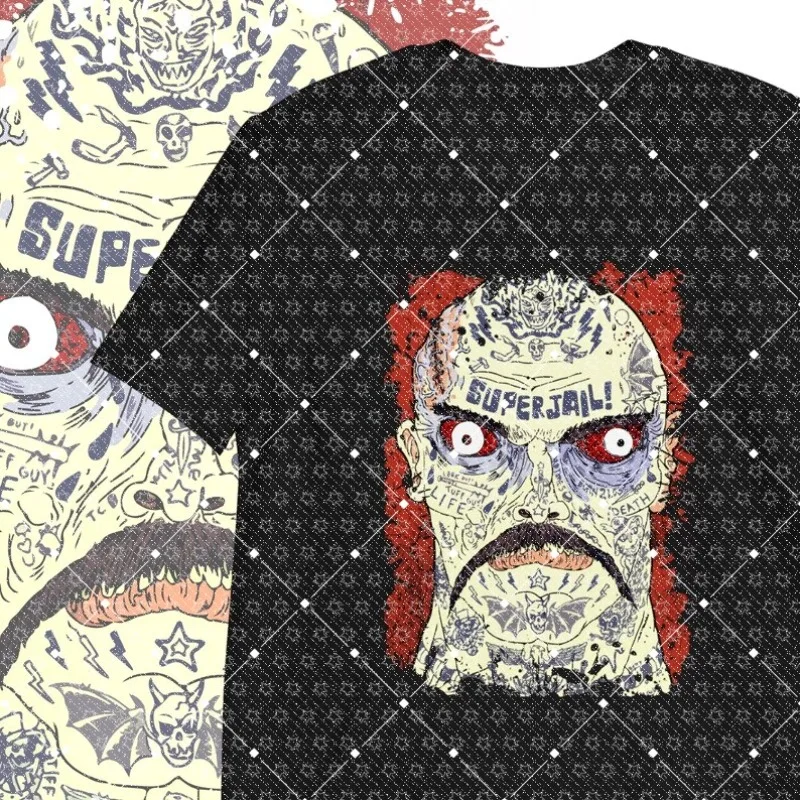 New Heavy Metal Series Band Support Short Sleeve Cotton Casual Fashion T-shirt Comfortable Surrounding T-shirt