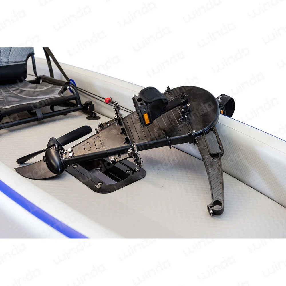 335Cm Inflatable Foot Pedal Drive Kayak Fishing Sup Canoe/Kayak With Pedal