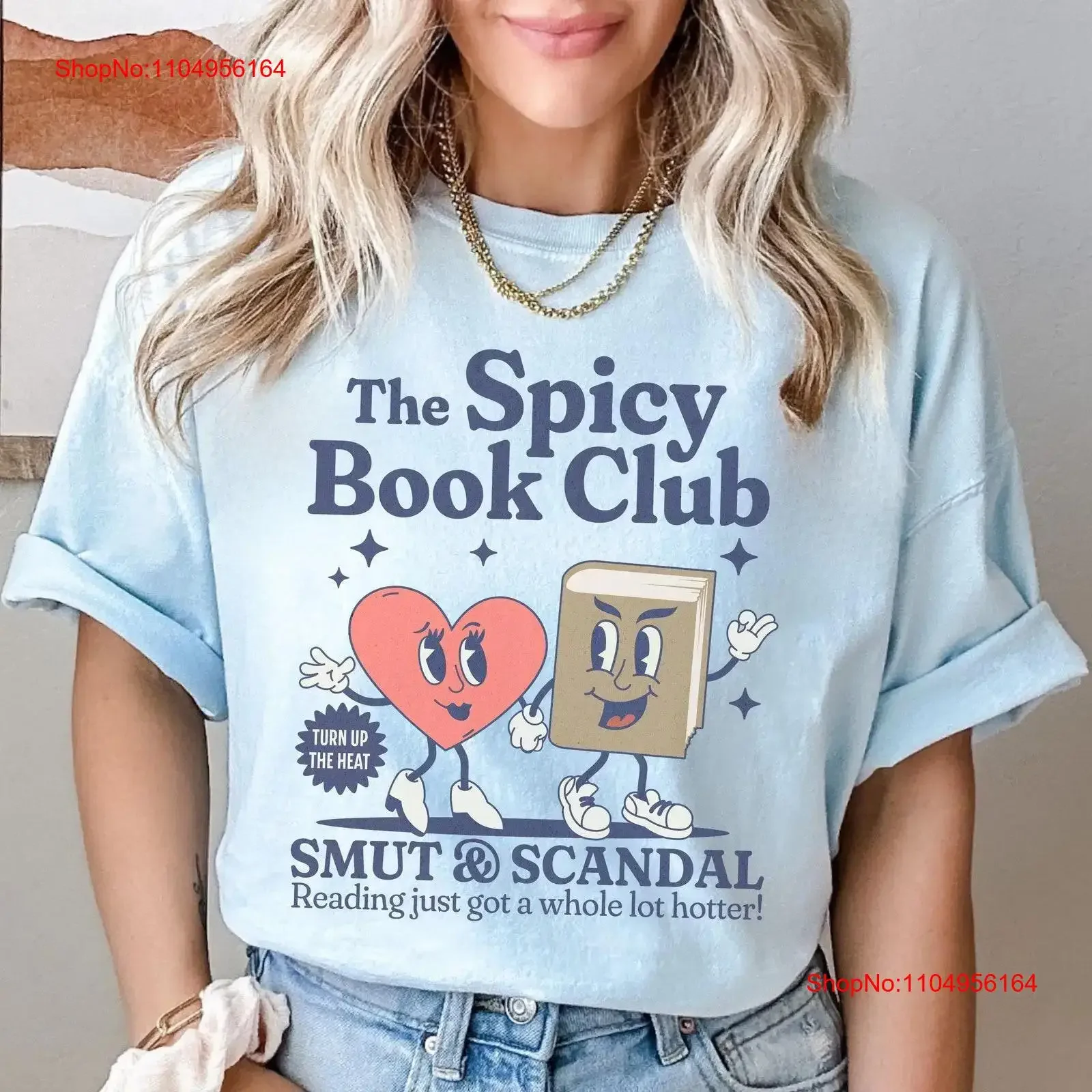 

Smutty Book Hot Girls Read Smut Reader Spicy Club T Shirt Lovers STFUATTDLAGG Romantasy Booknerd vintage Washed Stylish