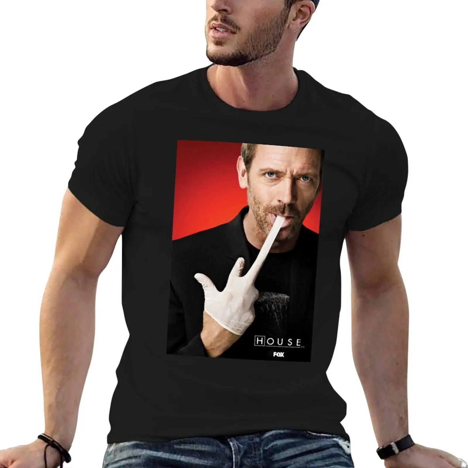 House Md promo image Long(1) T-Shirt summer tops graphic tee shirt outfits for men